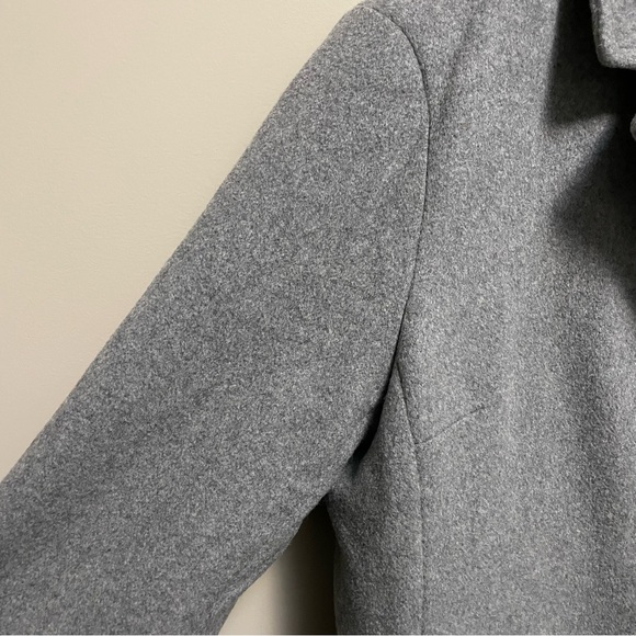 J. Crew Grey Wool Cashmere Blend Coat Women’s Medium - Picture 4 of 14